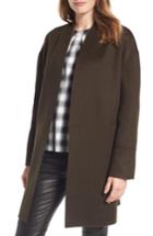 Women's Nordstrom Signature Double Face Wool & Cashmere Jacket - Green