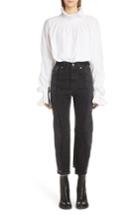 Women's Jw Anderson Pleated Collar Blouse Us / 6 Uk - White