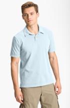Men's James Perse Slim Fit Sueded Jersey Polo (xs) - Blue
