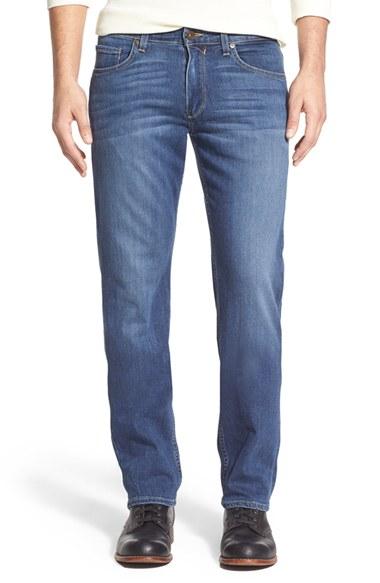 Men's Paige Transcend - Lennox Straight Leg Jeans - Blue