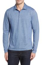 Men's Robert Barakett Warner Long Sleeve Polo - Blue