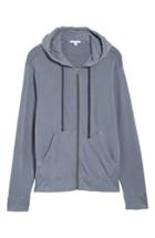 Men's James Perse Classic Zip Hoodie (xxl) - Grey