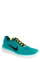 Men's Nike 'free Run Flyknit' Running Shoe M - White