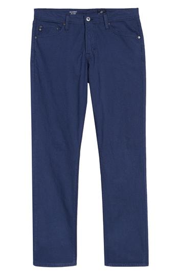 Men's Ag Everett Houndstooth Slim Fit Pants X 34 - Blue
