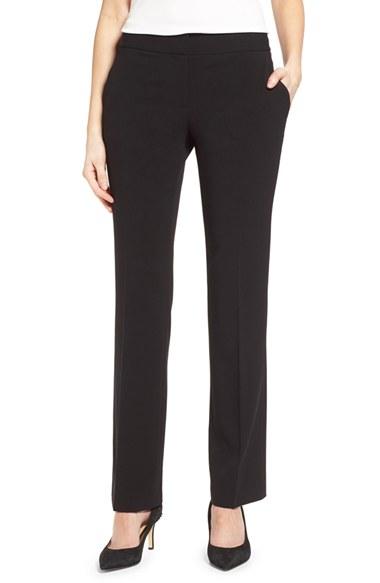 Women's Vince Camuto Straight Leg Pants - Black