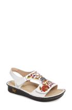 Women's Alegria Viki Embroidered Sandal -5.5us / 35eu - White