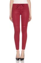 Women's Taylor Hill X Joe's Icon Coated Ankle Skinny Pants - Red