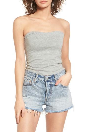 Women's Bp. Sweetheart Tube Top - Grey