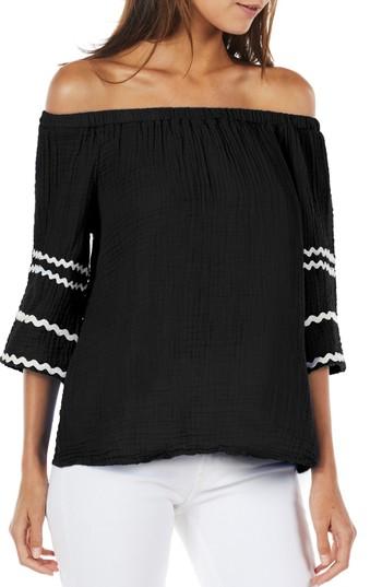 Women's Michael Stars Off The Shoulder Top - Red