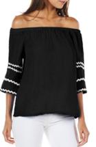 Women's Michael Stars Off The Shoulder Top - Red