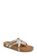 Women's Lucky Brand Fillima Flip Flop .5 M - Grey