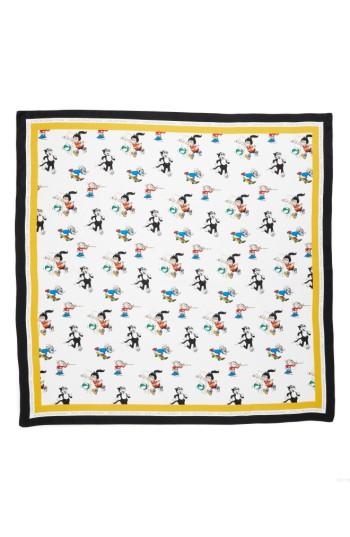 Women's Stella Mccartney Cartoon Graphic Silk Scarf