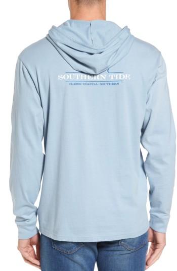 Men's Southern Tide Rising Skipjack Graphic Hoodie - Grey