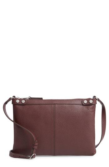 Treasure & Bond Marlow Leather Crossbody Bag - Burgundy