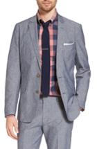 Men's J.crew Ludlow Cotton & Linen Blazer S - Blue