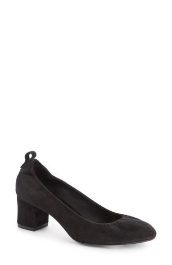Women's Lanvin Cube Block Heel Pump .5-6 Us/36.5 Eu - Black