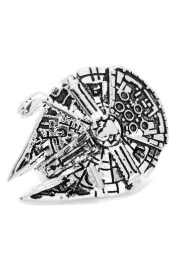 Men's Cufflinks Inc. Star Wars 3d Millennium Falcon Lapel Pin