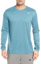Men's Nike 'legend 2.0' Long Sleeve Dri-fit Training T-shirt - Blue/green