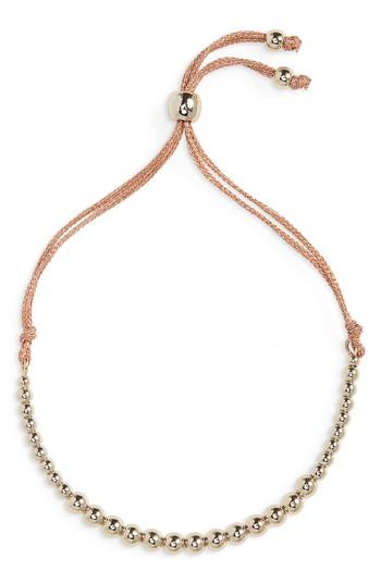 Women's Topshop Ball Bead Adjustable Bracelet
