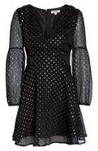 Women's Bb Dakota Star Foil Minidress - Black