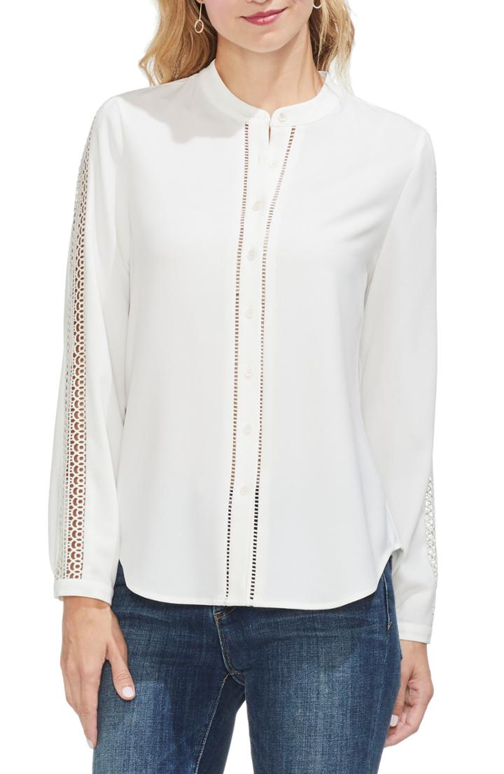 Women's Parker Lola Floral Print Blouse, Size - Blue