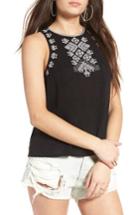Women's Sun & Shadow Leah Embroidered Tank