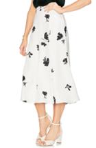 Women's Vince Camuto Floral Print Skirt - Ivory