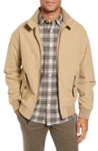 Men's Nordstrom Men's Shop Harrington Bomber Jacket, Size - Brown
