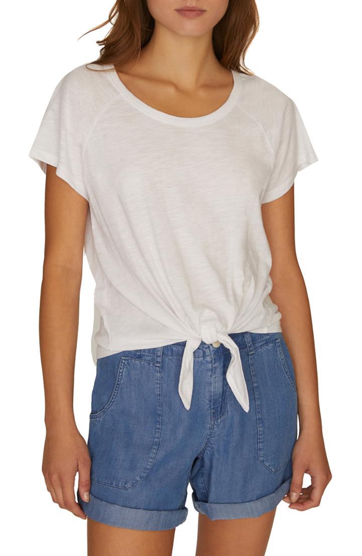 Women's Sanctuary Lou Tie Tee - White