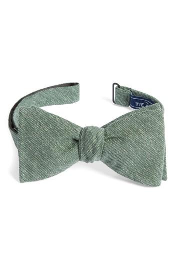Men's The Tie Bar West Ridge Silk Bow Tie, Size - Green