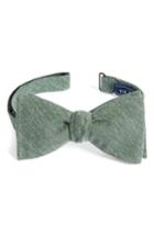 Men's The Tie Bar West Ridge Silk Bow Tie, Size - Green