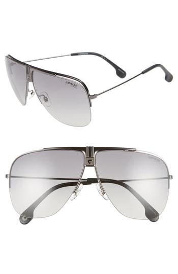 Men's Carrera Eyewear 64mm Metal Aviator Sunglasses -