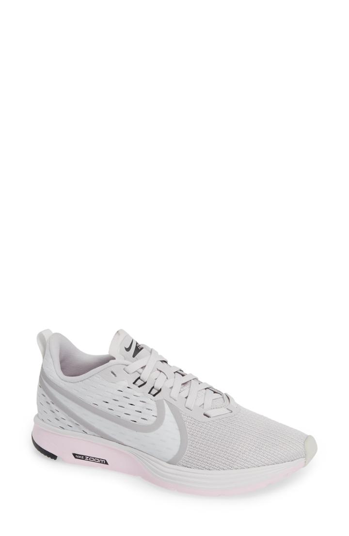 Women's Nike Zoom Strike 2 Running Shoe .5 M - Grey