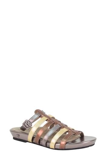 Women's J. Renee Delmor Ankle Strap Sandal B - Metallic