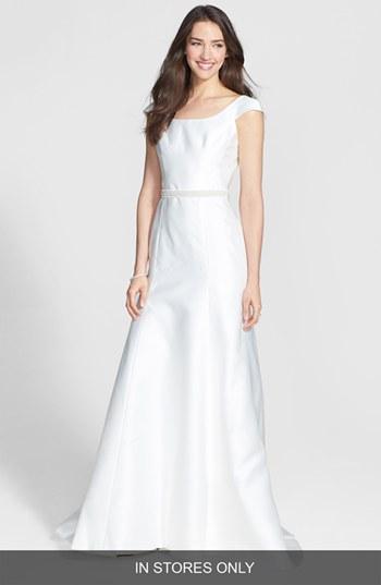 Women's Jesus Peiro Embellished Waist Mikado A-line Dress