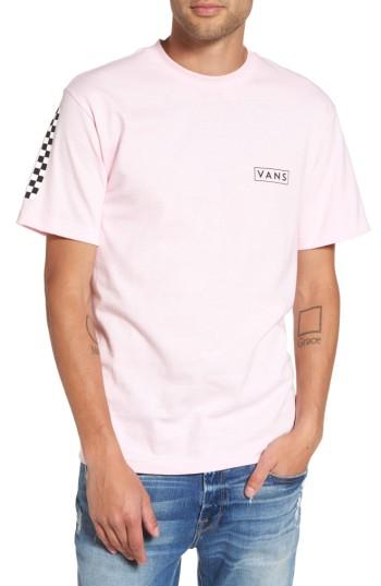 Men's Vans Checkmate Short Sleeve T-shirt - Pink