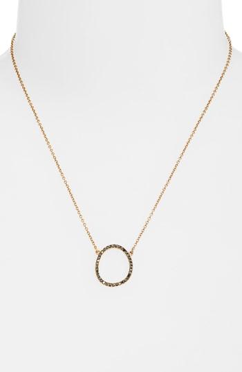 Women's Sole Society Rhinestone Hoop Necklace