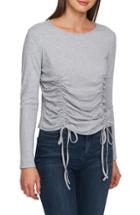 Women's 1.state Drawstring Ruched Top, Size - Grey