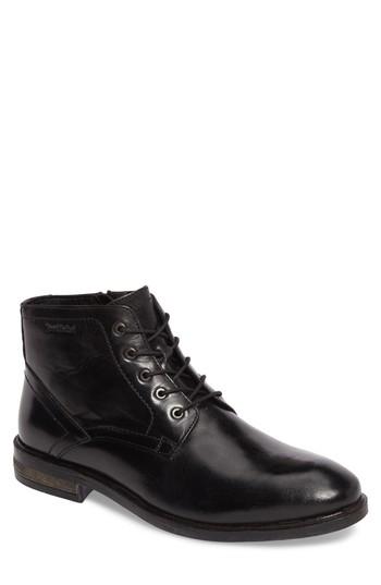 Men's Josef Seibel Myles 11 Water Repellent Plain Toe Boot -9.5us / 42eu - Black