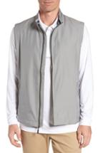 Men's Cutter & Buck Nine Iron Drytec Zip Vest - Grey