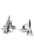 Men's Title Of Work Double Spaceship Cuff Links