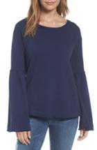 Women's Caslon Bell Sleeve Sweatshirt - Blue