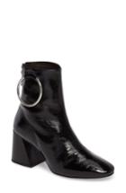 Women's Topshop Mia Ring Bootie .5us / 36eu - Black