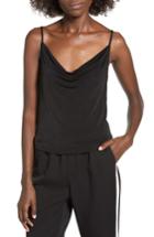 Women's Madison & Berkeley Cowl Cami, Size - Black