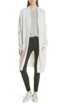 Women's Vince Wool & Cashmere Split Hem Cardigan - Ivory