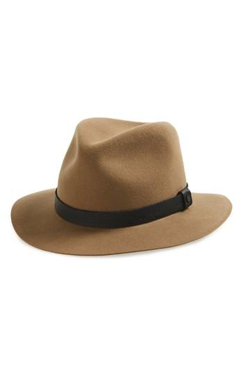 Women's Rag & Bone Abbott Wool Felt Fedora - Black