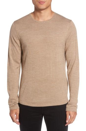 Men's Calibrate Merino Blend Crewneck Sweater - Brown