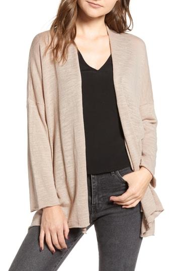 Women's Lira Clothing Chloe Drape Cardigan - Beige