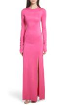 Women's Elizabeth And James Fallon Slit Skirt Jersey Maxi Dress - Pink