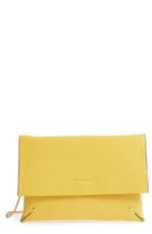 Topshop Leila Clutch Bag - Yellow